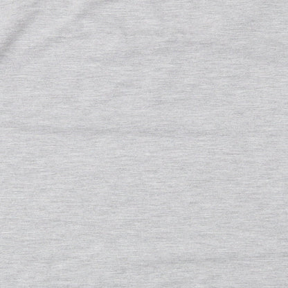 Womens UK Size M Select Grey Basic T-Shirt