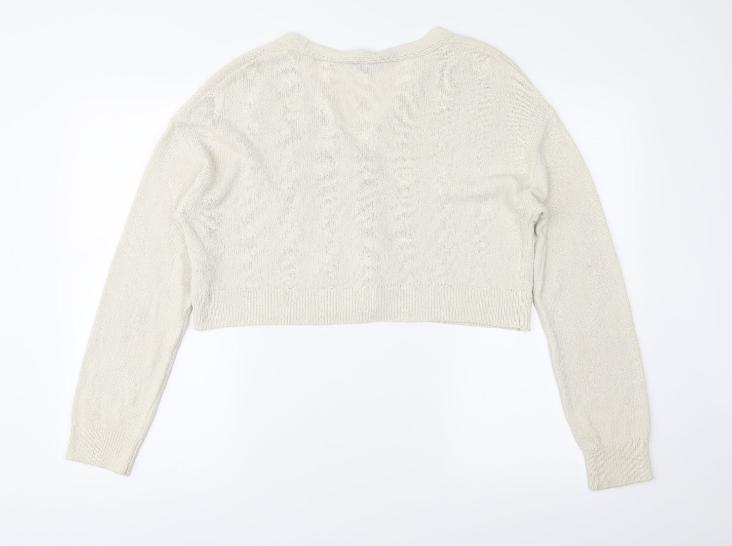 New Look Womens Ivory   Cardigan Jumper Size M