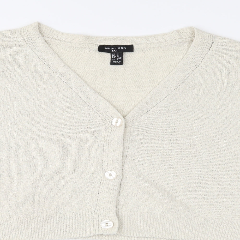 New Look Womens Ivory   Cardigan Jumper Size M