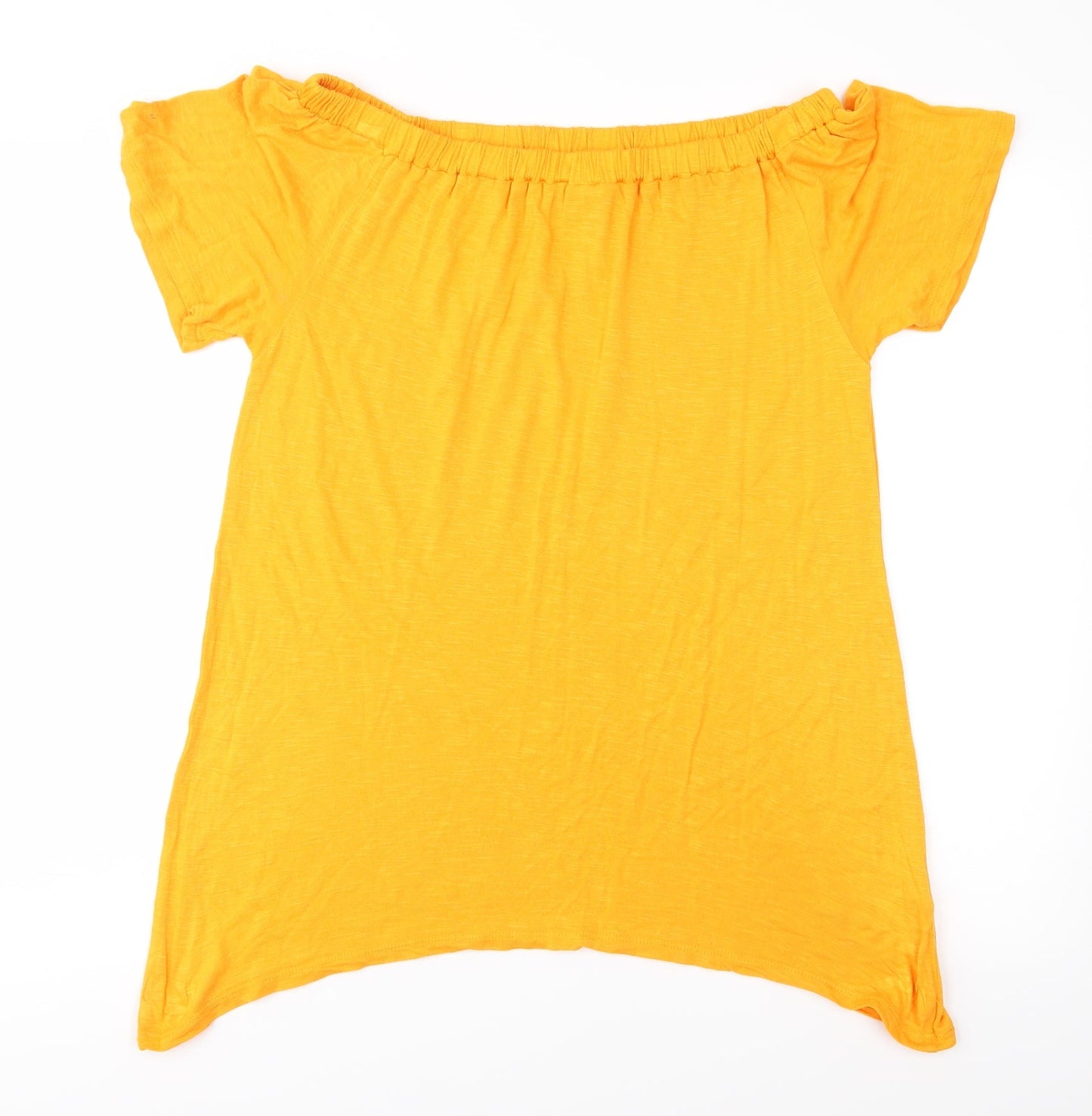 Womens UK Size 14 George Orange Basic Blouse