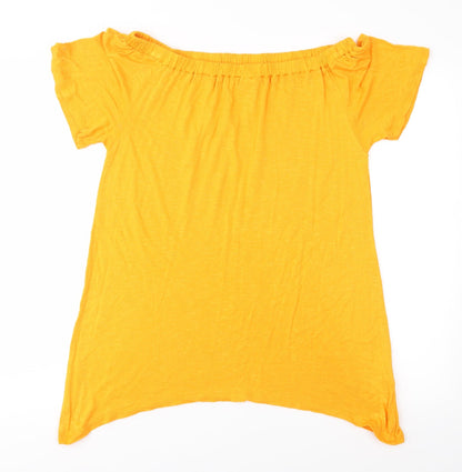 Womens UK Size 14 George Orange Basic Blouse