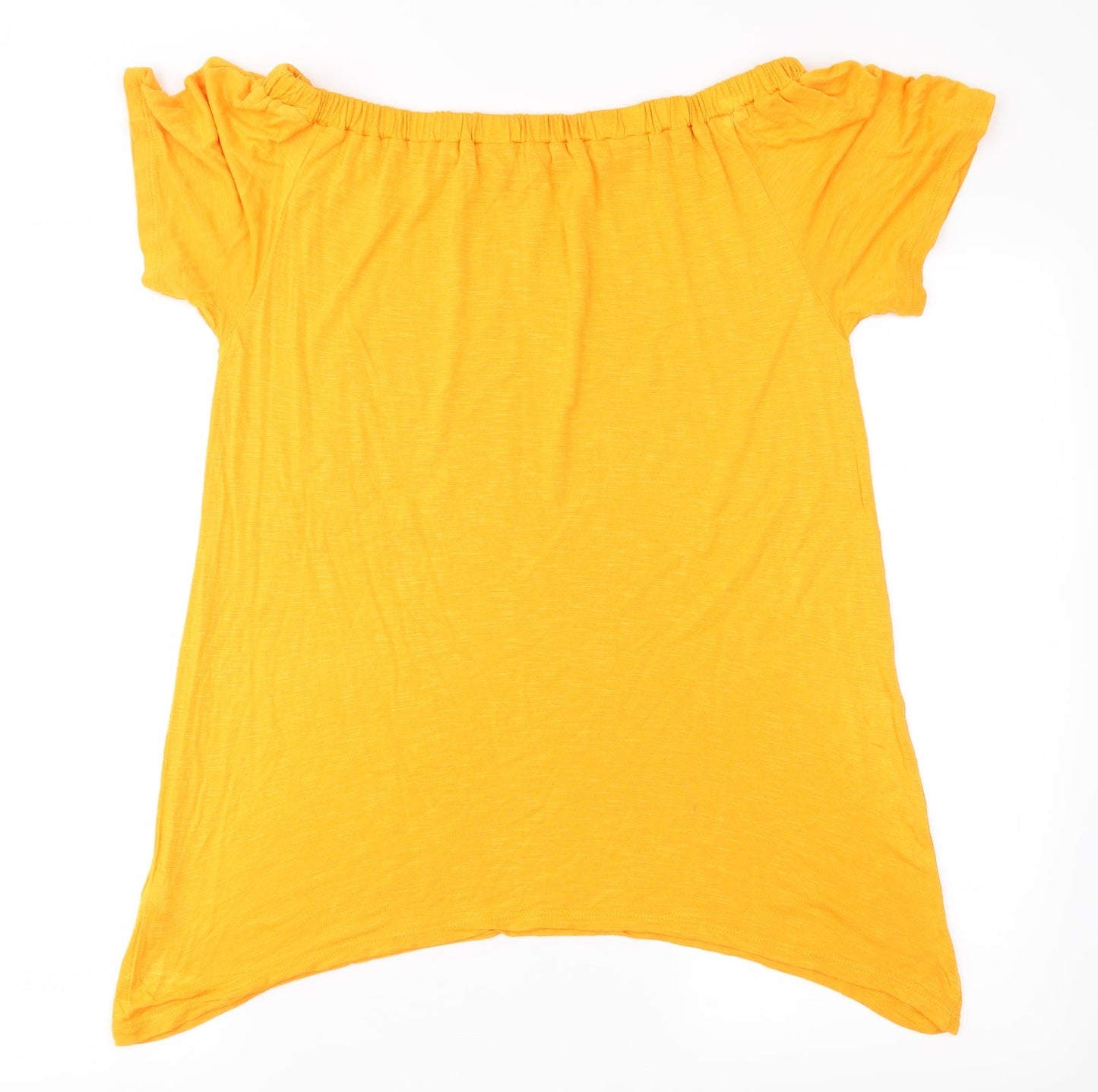 Womens UK Size 14 George Orange Basic Blouse