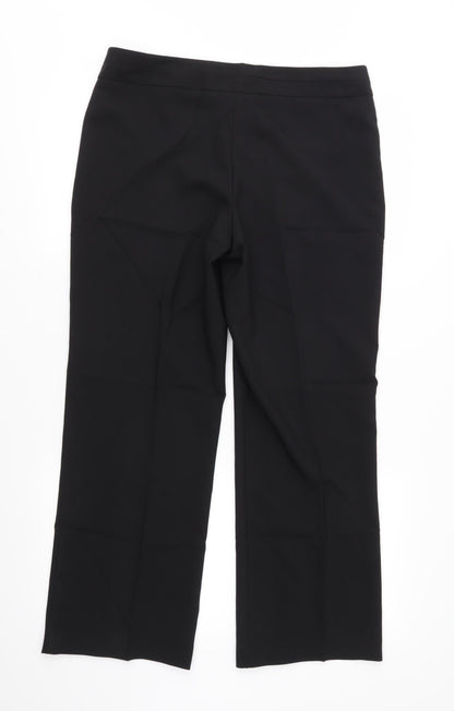 George Womens Black   Trousers  Size 12 L26 in