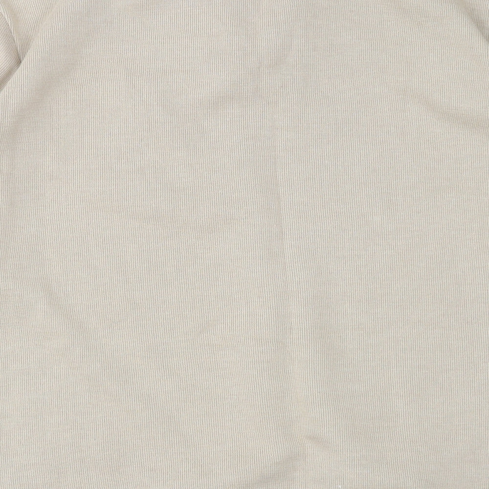 Mens UK Size L greenwoods Beige  Button-Up Long Sleeve Casual Shirt