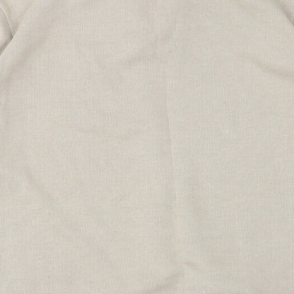 Mens UK Size L greenwoods Beige  Button-Up Long Sleeve Casual Shirt
