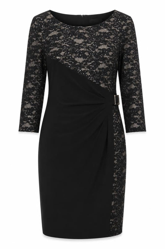 R&M Richards Womens Black   Bodycon  Size 12