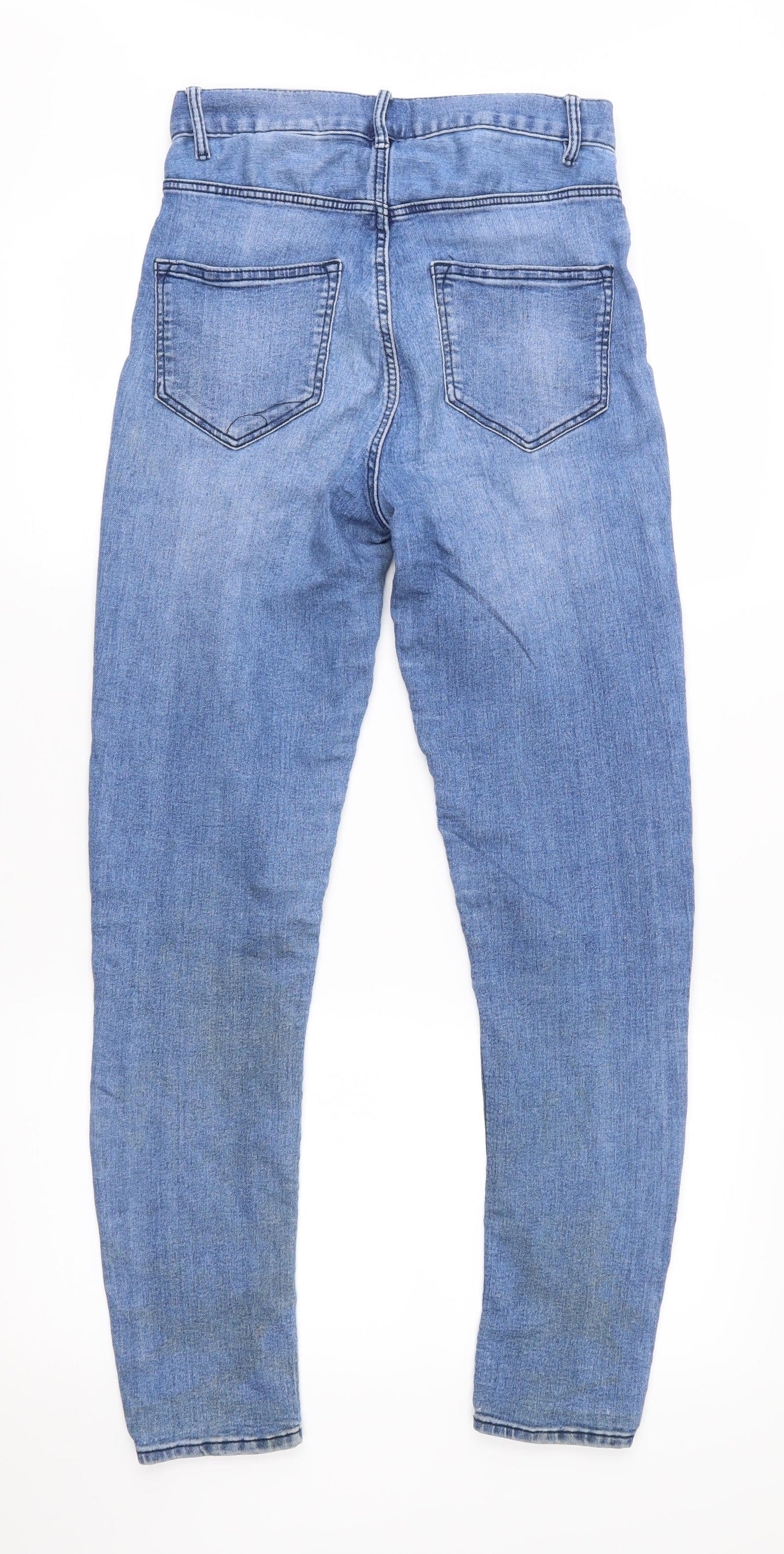 Womens UK Size 36 H&M Regular Fit Skinny Blue Jeans