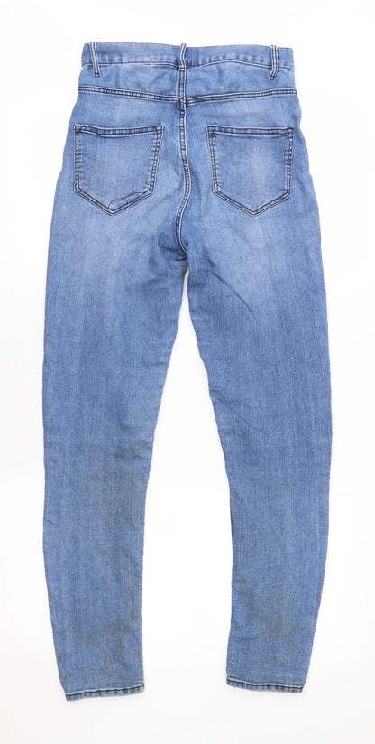 Womens UK Size 36 H&M Regular Fit Skinny Blue Jeans
