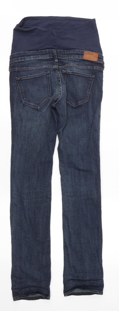 Womens UK Size 38 H&M Regular Fit Straight Blue Jeans
