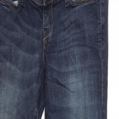 Womens UK Size 38 H&M Regular Fit Straight Blue Jeans