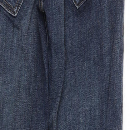 Womens UK Size 38 H&M Regular Fit Straight Blue Jeans
