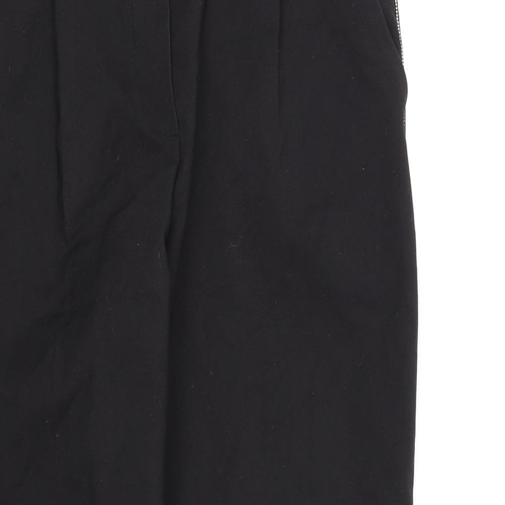 DiLViN WOMAN Womens Black  Rayon Trousers  Size 8 L28 in
