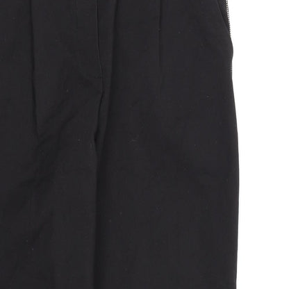 DiLViN WOMAN Womens Black  Rayon Trousers  Size 8 L28 in