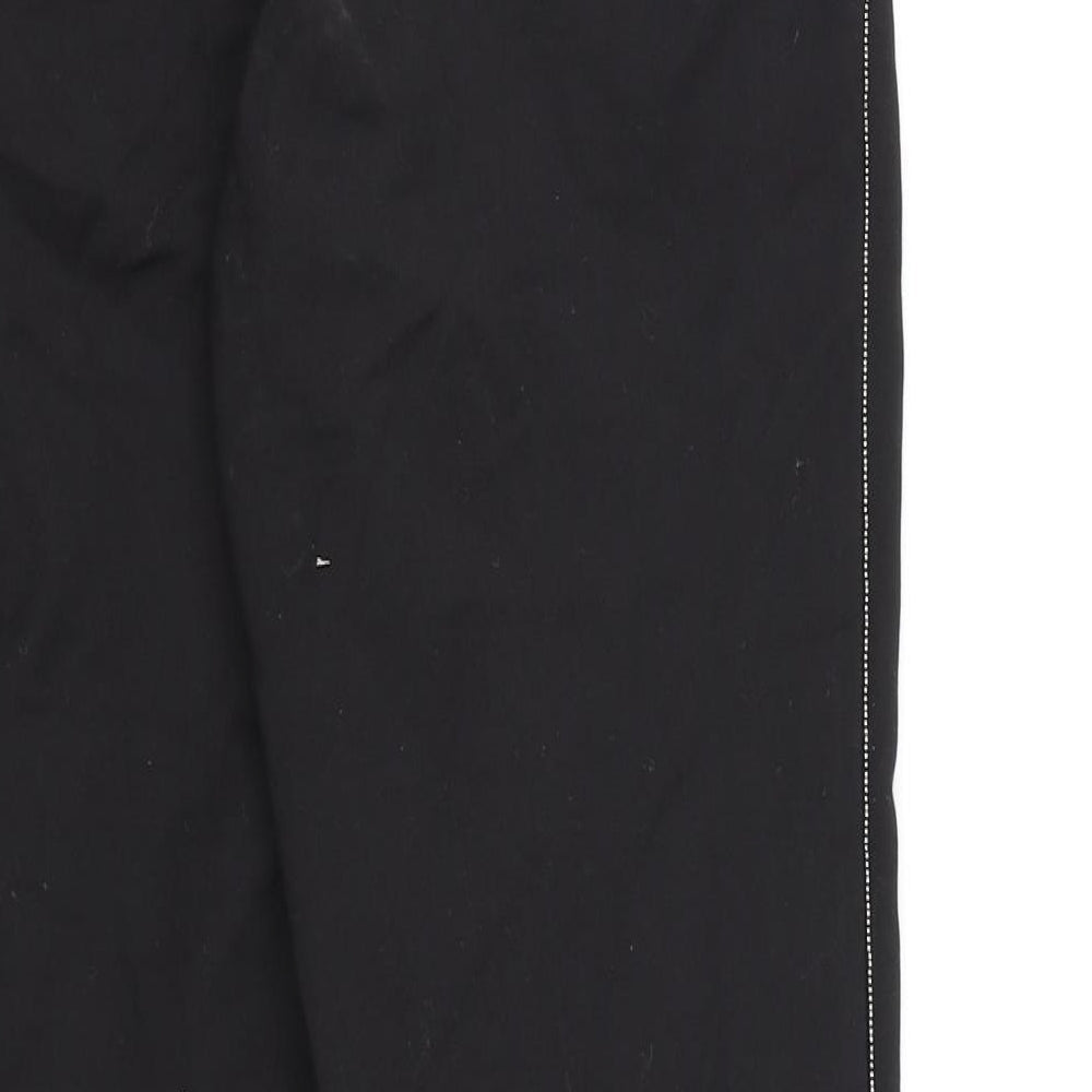 DiLViN WOMAN Womens Black  Rayon Trousers  Size 8 L28 in
