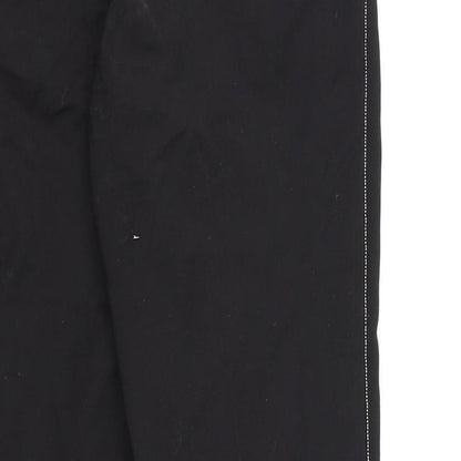 DiLViN WOMAN Womens Black  Rayon Trousers  Size 8 L28 in