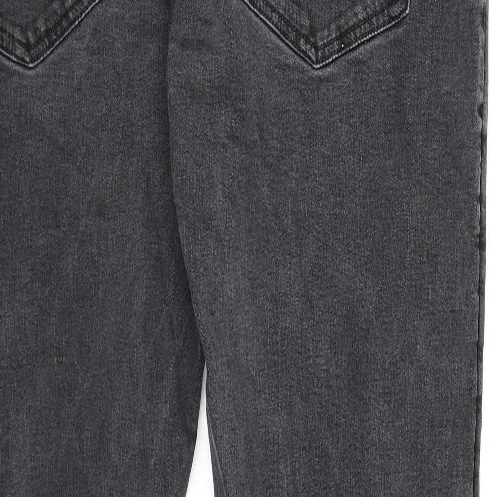 Easy Mens Black  Denim Straight Jeans  L30 in