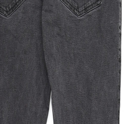 Easy Mens Black  Denim Straight Jeans  L30 in