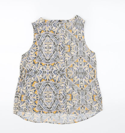 New Look Womens Multicoloured Geometric  Camisole Tank Size 12