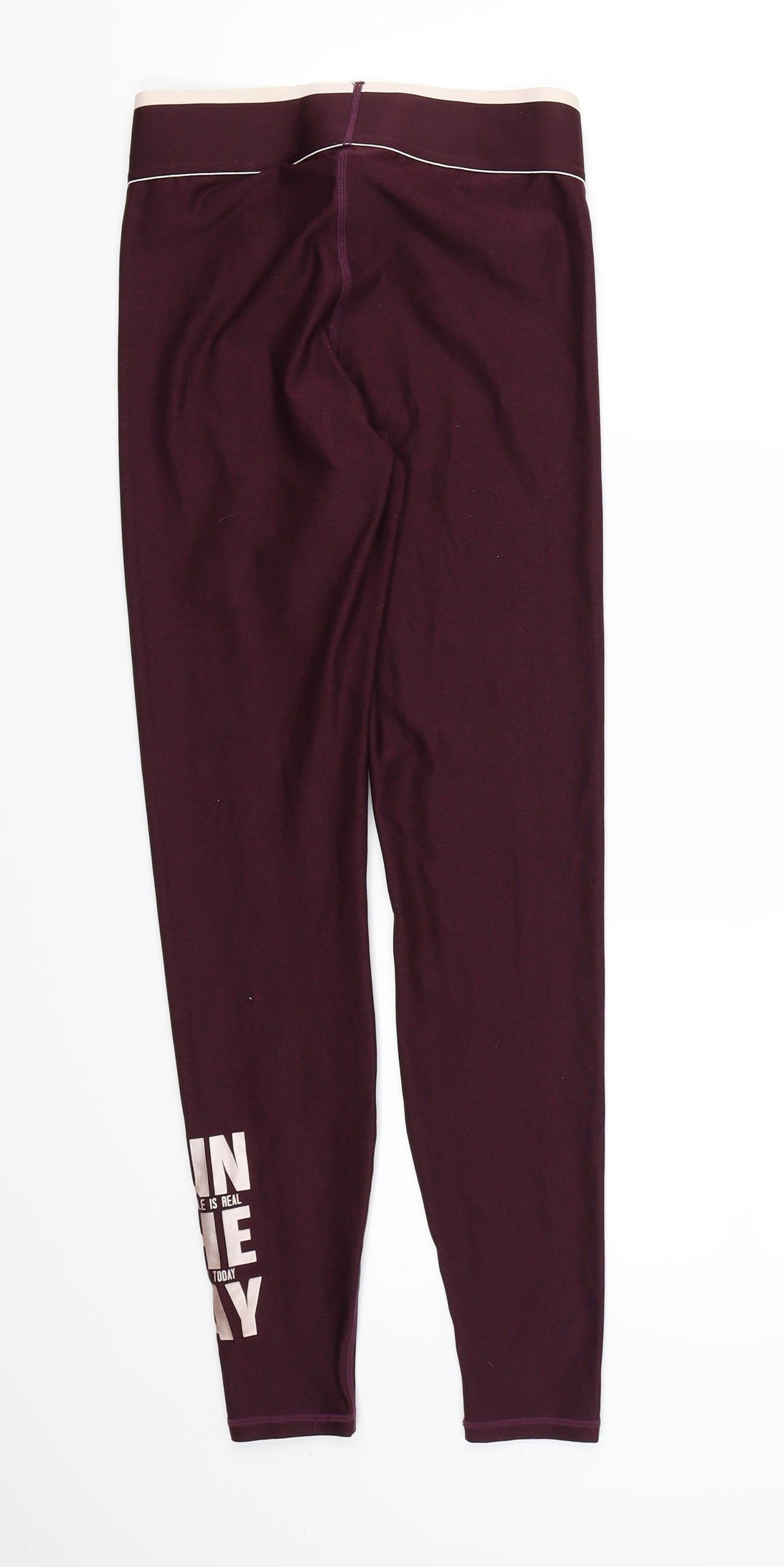 H&M Womens Purple   Pedal Pusher Leggings Size S L26 in