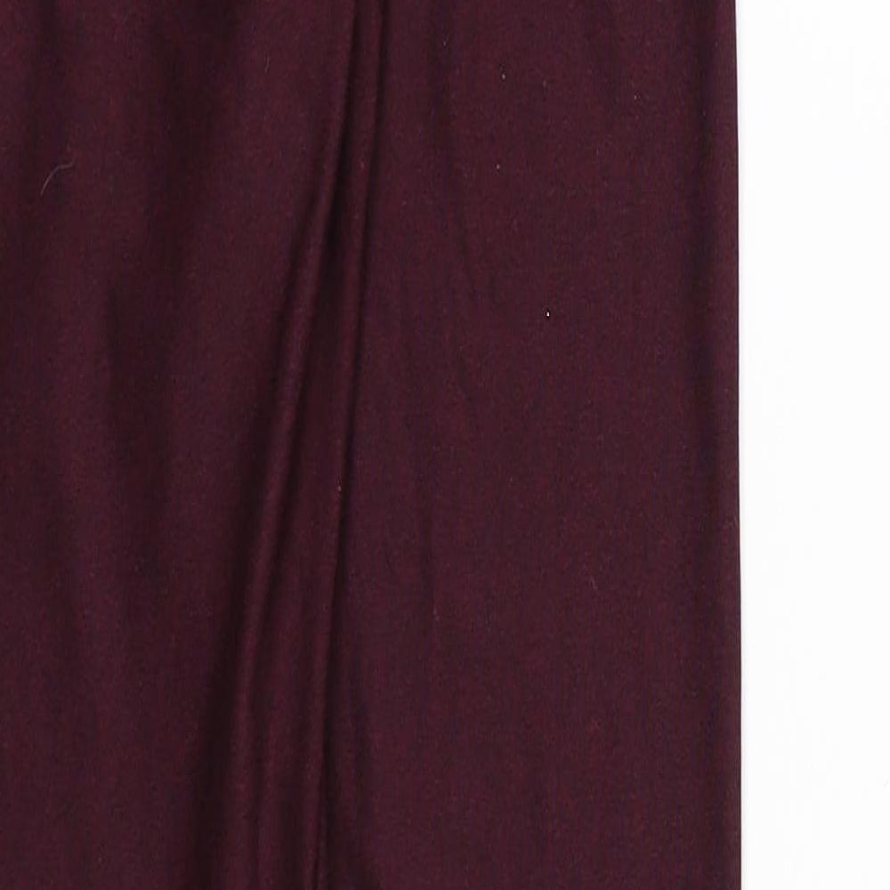 H&M Womens Purple   Pedal Pusher Leggings Size S L26 in
