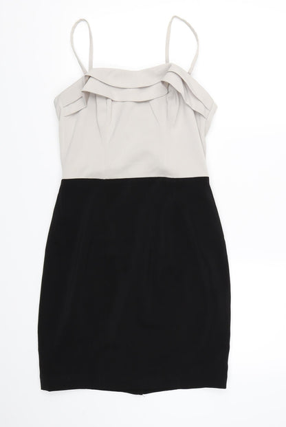 H&M Womens Grey  Rayon Bodycon  Size 10