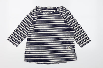 Womens UK Size 10 George Blue Basic T-Shirt