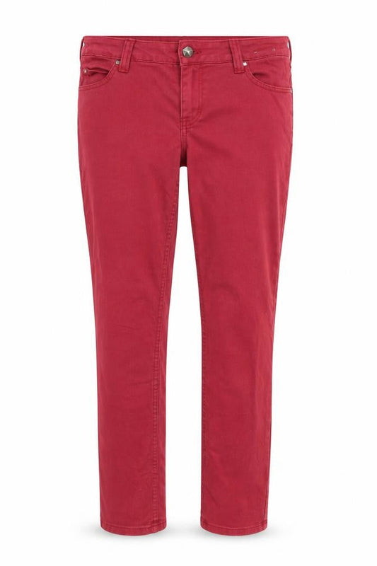 Womens UK Size 8 Dorothy Perkins Regular Fit Skinny Red Jeans