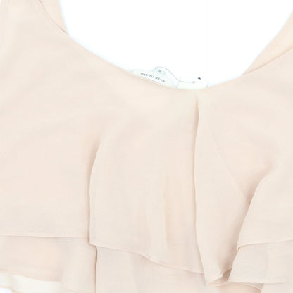 Womens UK Size 8 River Island Pink Cropped Tank