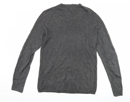 F&F Mens Grey   Pullover Jumper Size M