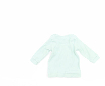 George Baby Green   Pullover Jumper Size 3-6 Months  - home grown with love
