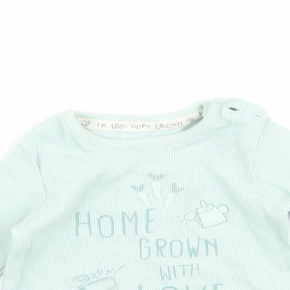 George Baby Green   Pullover Jumper Size 3-6 Months  - home grown with love