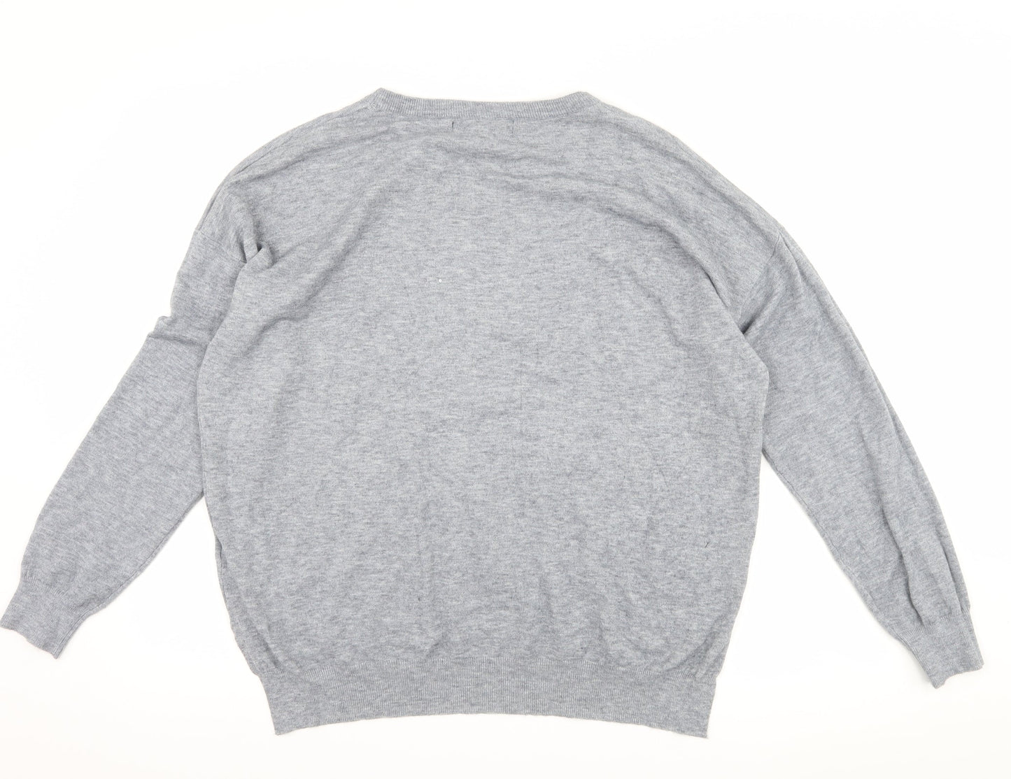 QED London Womens Grey   Pullover Jumper Size M  - graphic