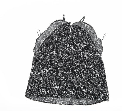 Womens UK Size 12 H&M Black Camisole Tank