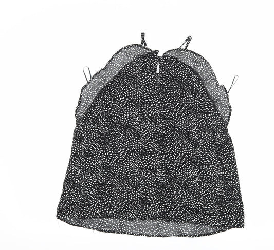 Womens UK Size 12 H&M Black Camisole Tank