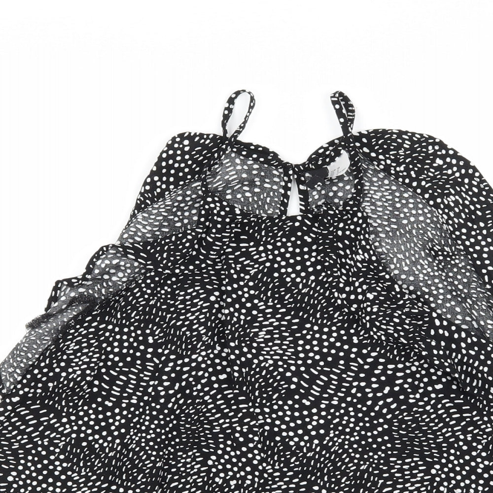 Womens UK Size 12 H&M Black Camisole Tank