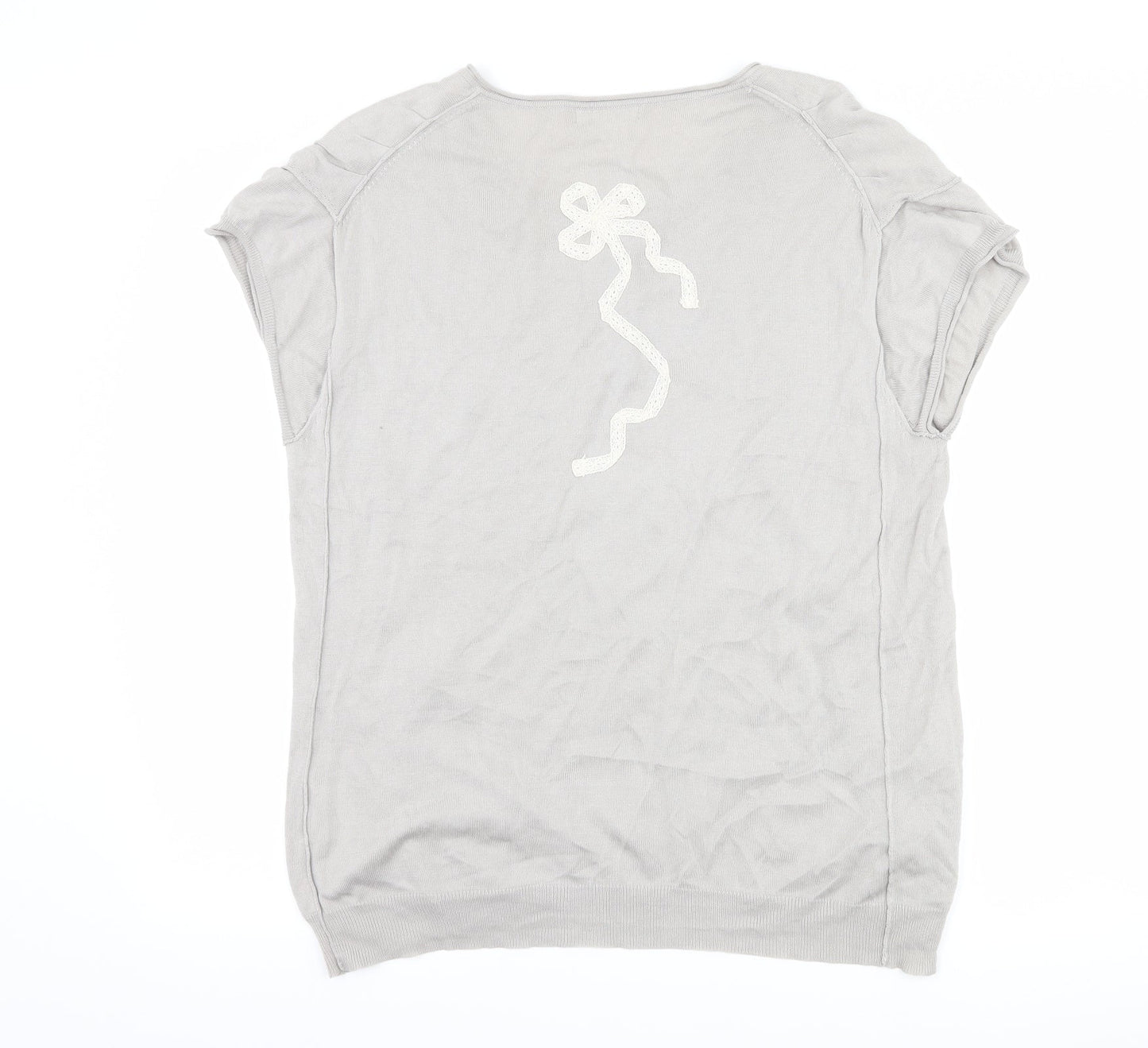 See U Soon Womens Grey   Basic T-Shirt Size M