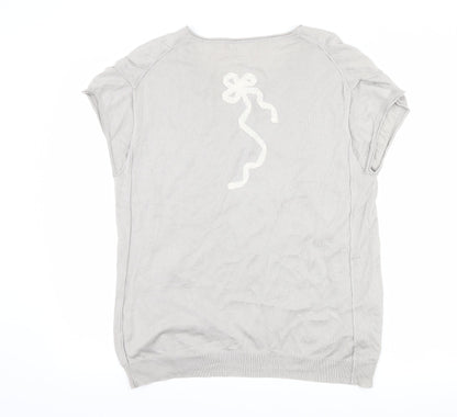 See U Soon Womens Grey   Basic T-Shirt Size M