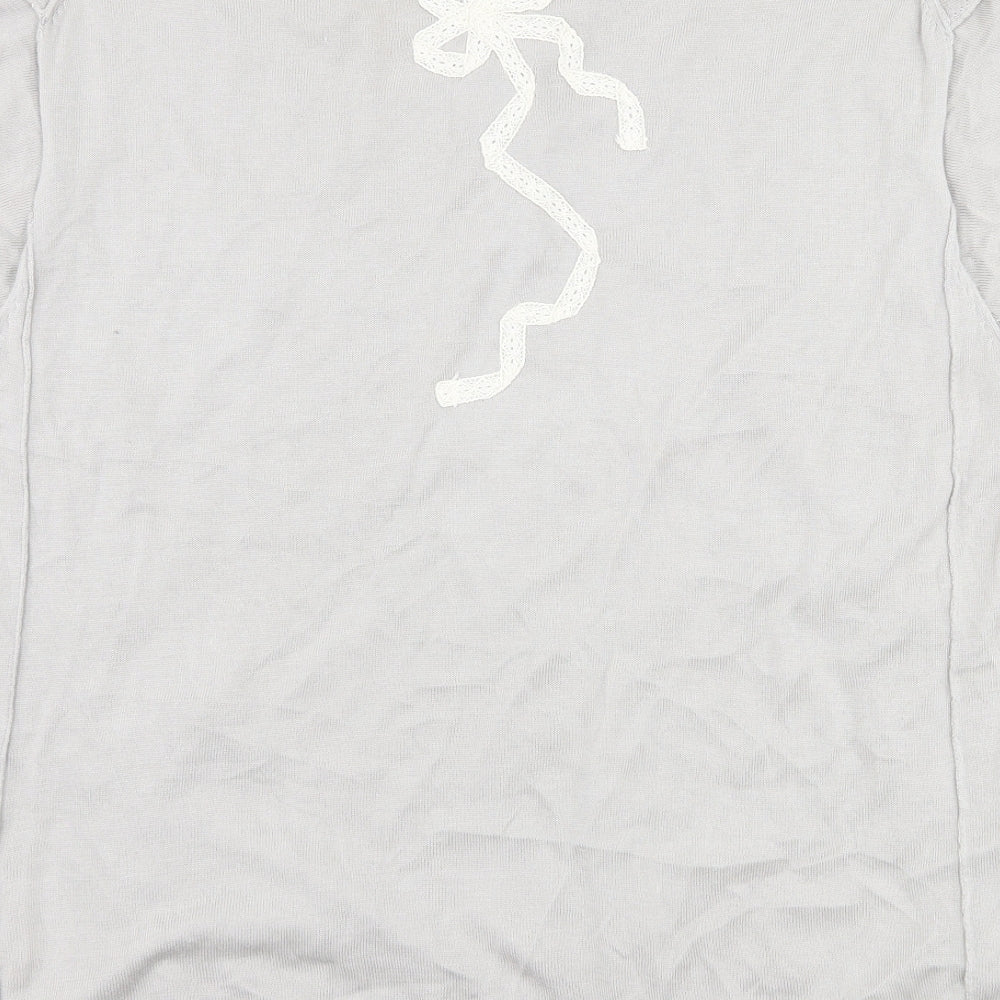 See U Soon Womens Grey   Basic T-Shirt Size M