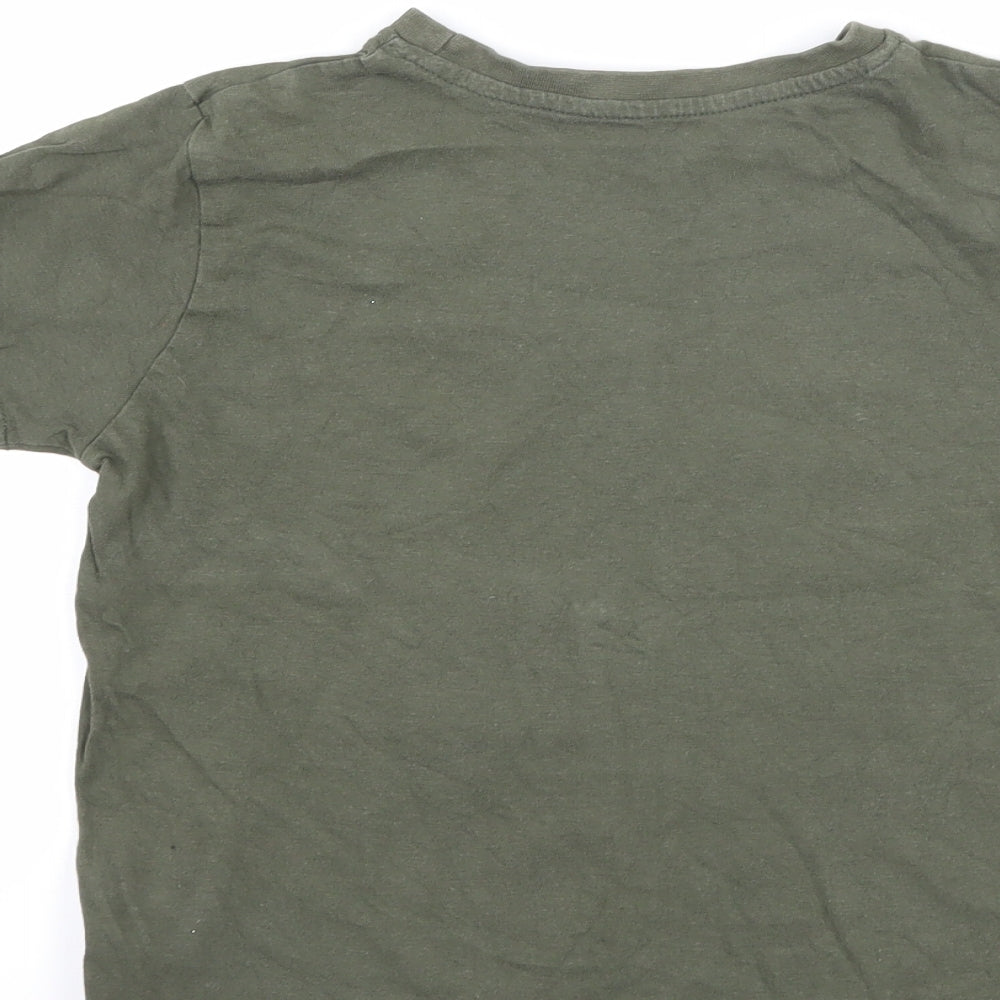 Primark Boys Green   Basic T-Shirt Size 6-7 Years  - Venice Beach California