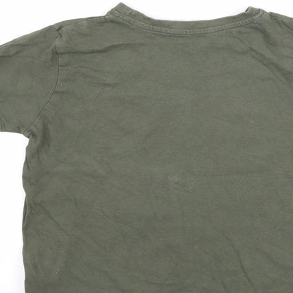 Primark Boys Green   Basic T-Shirt Size 6-7 Years  - Venice Beach California
