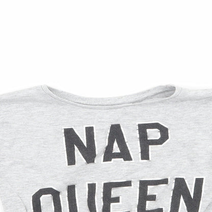Minoti Girls Grey   Basic T-Shirt Size 4-5 Years  - Nap Queen