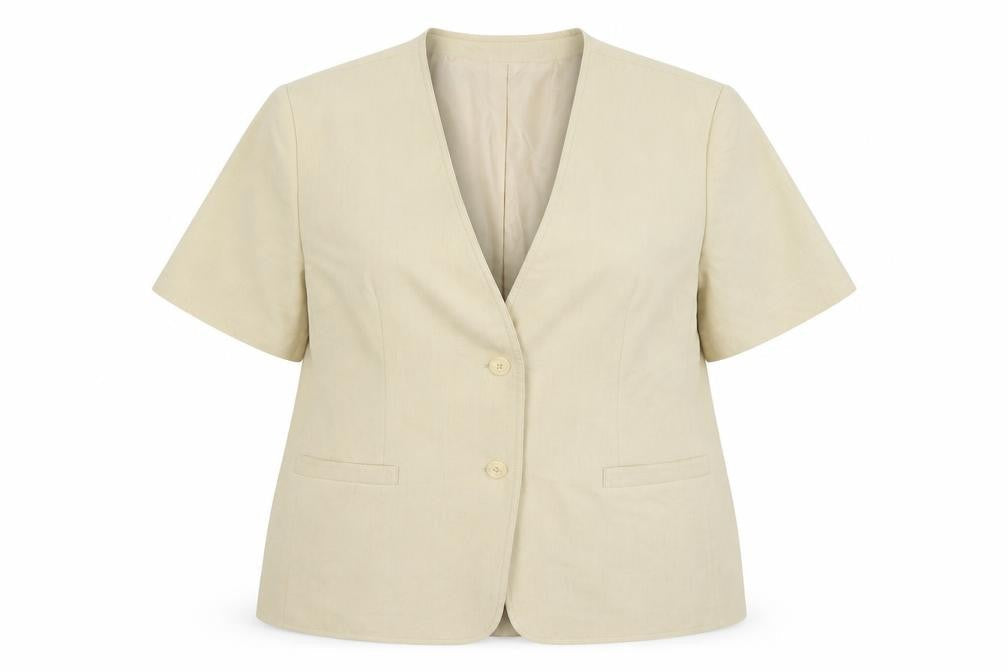Womens UK Size 24 C&A Regular Beige Blazer