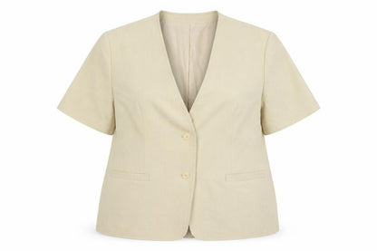 Womens UK Size 24 C&A Regular Beige Blazer