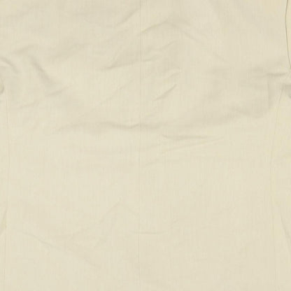 C&A Womens Beige   Jacket Blazer Size 24  - Shoulder Pads