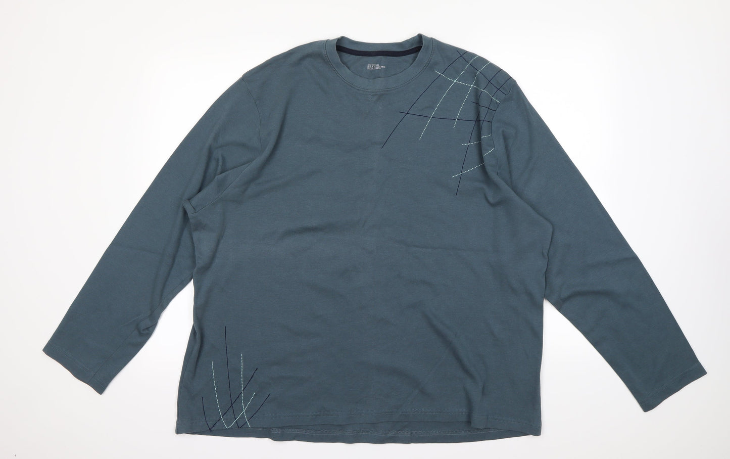 Easy Mens Blue   Pullover Jumper Size 2XL