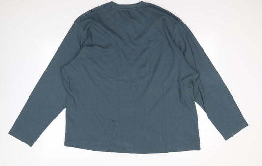 Easy Mens Blue   Pullover Jumper Size 2XL