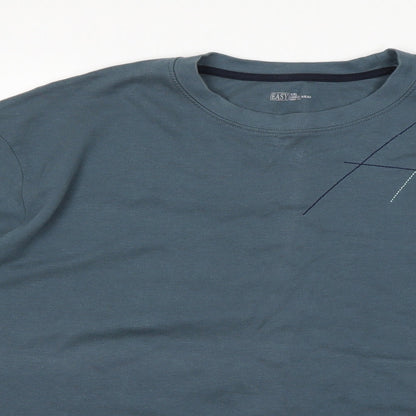 Easy Mens Blue   Pullover Jumper Size 2XL