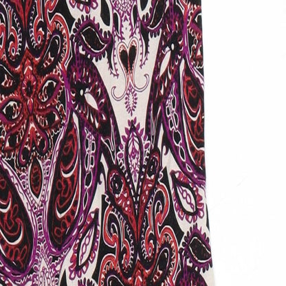 Miss Selfridge Womens Multicoloured Geometric  Bodycon  Size 6