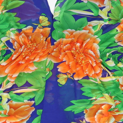 cameo rose Womens Multicoloured Floral  Basic Blouse Size 10