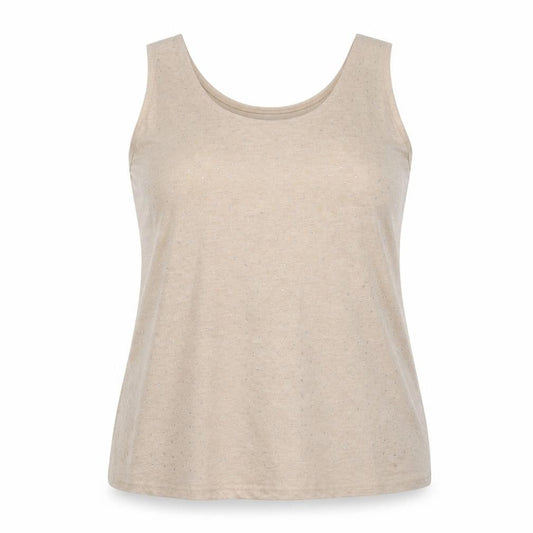 Red Herring Womens Beige Polka Dot  Basic Tank Size 16